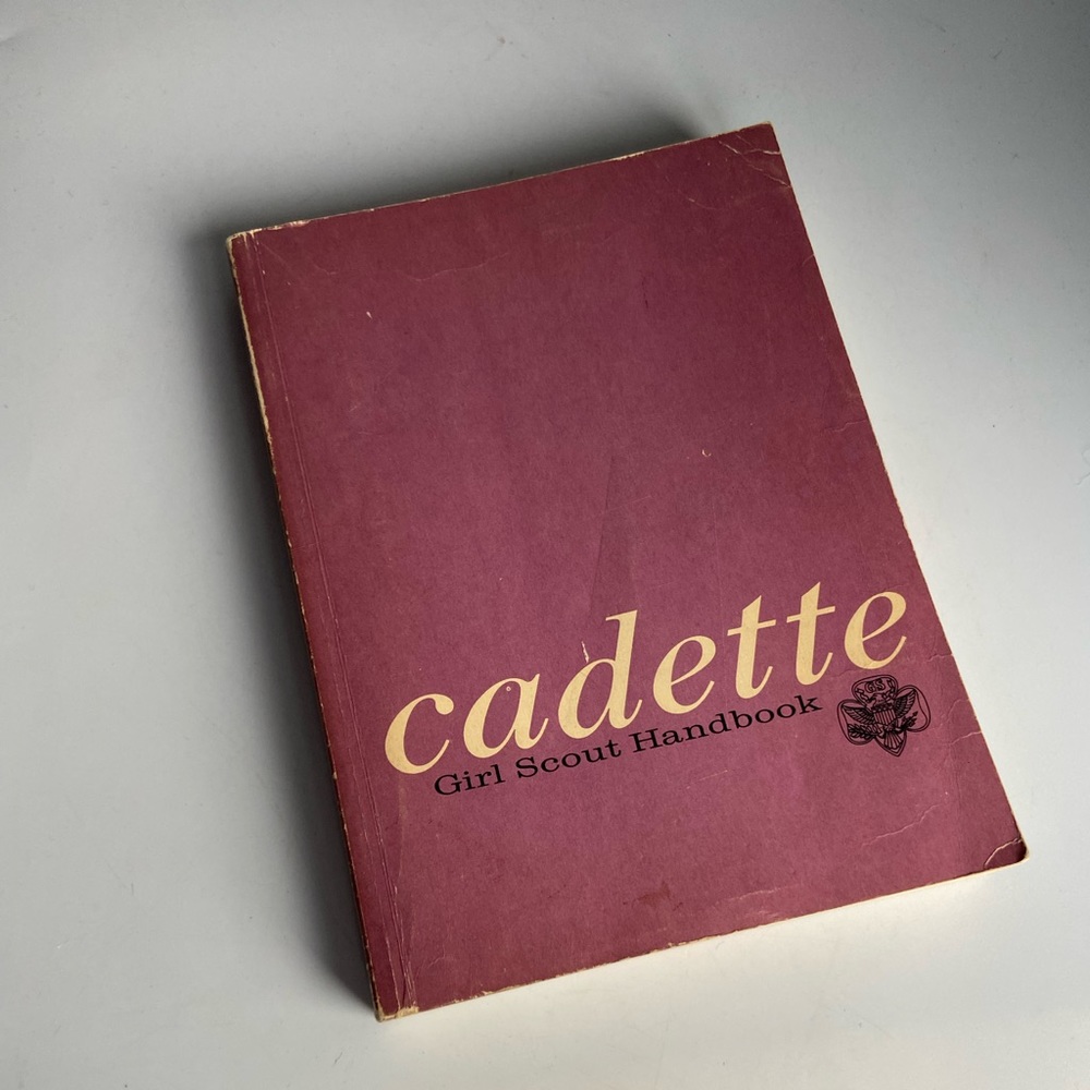 Vintage Cadette Girl Scout Handbook